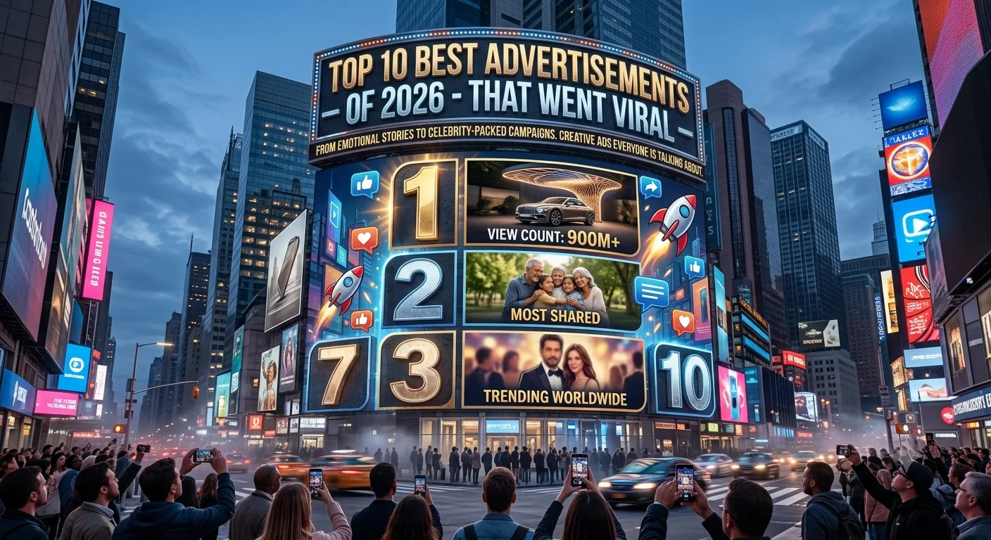 Top 10 Best Advertisements of 2026 That Went Viral – Creative Ads Everyone Is Talking About