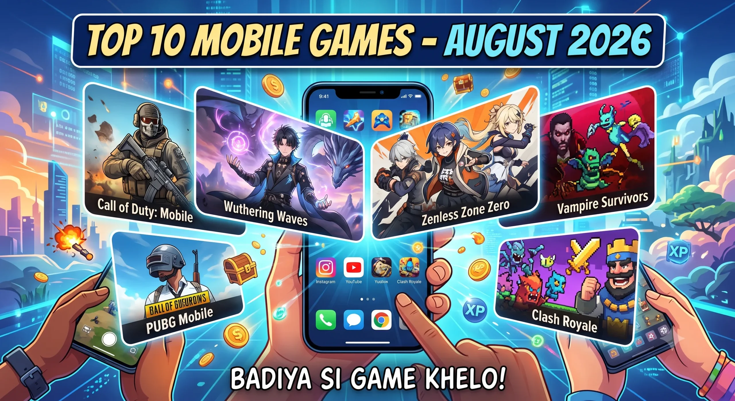 Top 10 Mobile Games to Play in August 2026 – Best Mobile Games for Android & iPhone
