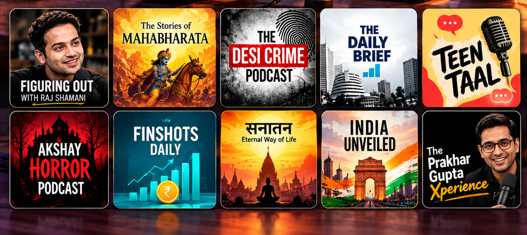 top podcasts in India right now
